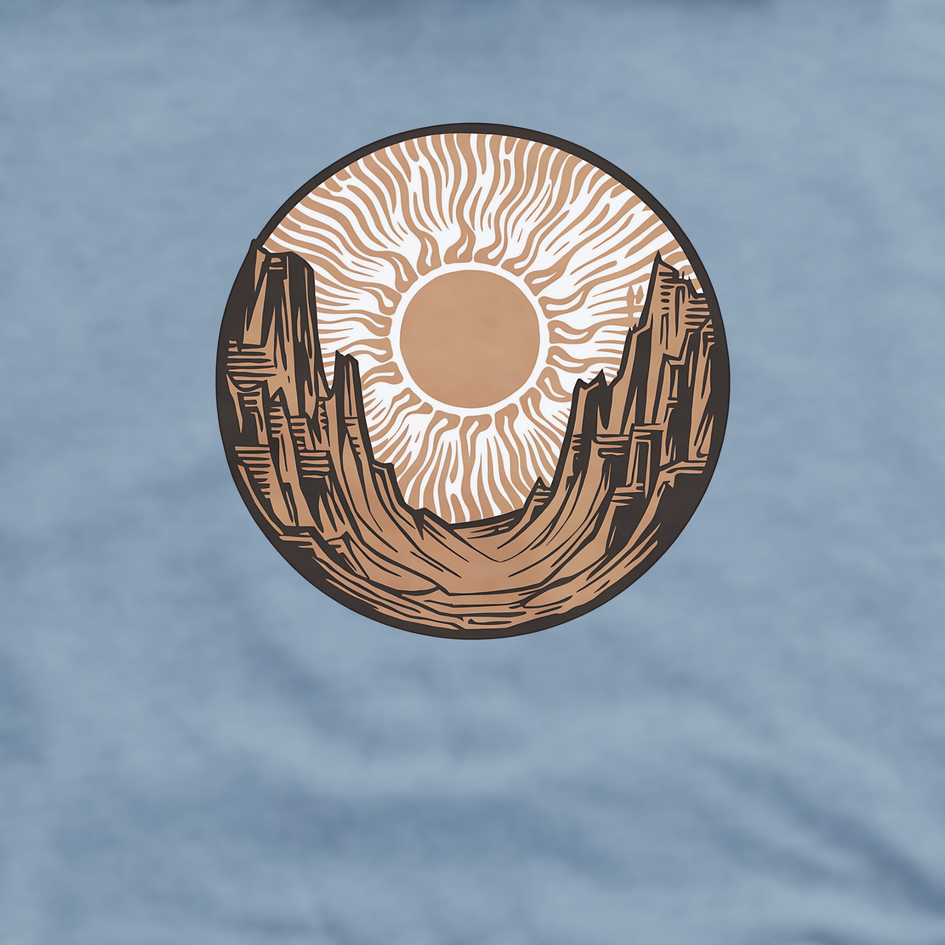 Desert Sun Crewneck Sweatshirt Adventure and Outdoors Themed Sweatshirt