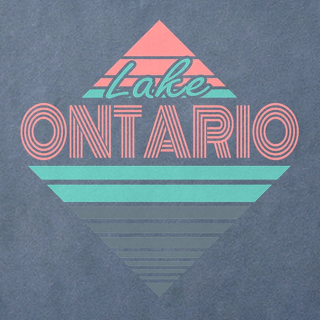 Diamond Retro Lake Ontario Cotton T-Shirt