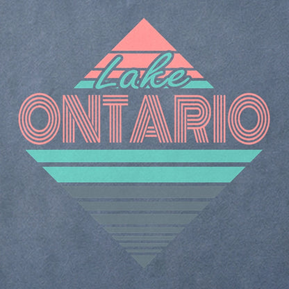 Diamond Retro Lake Ontario Cotton T-Shirt