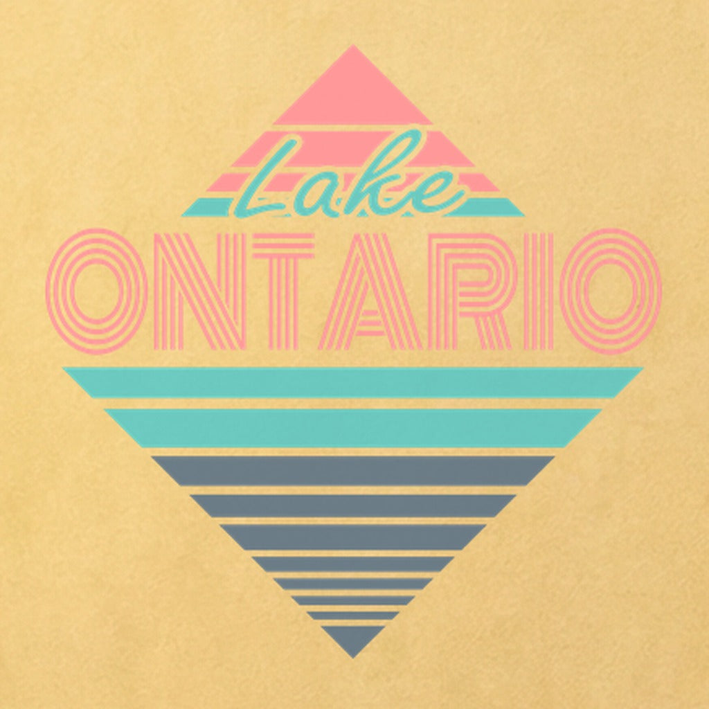 Diamond Retro Lake Ontario Cotton T-Shirt