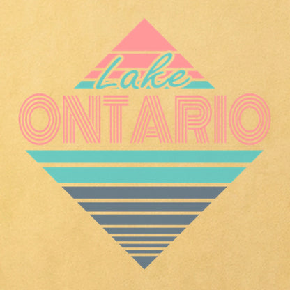 Diamond Retro Lake Ontario Cotton T-Shirt