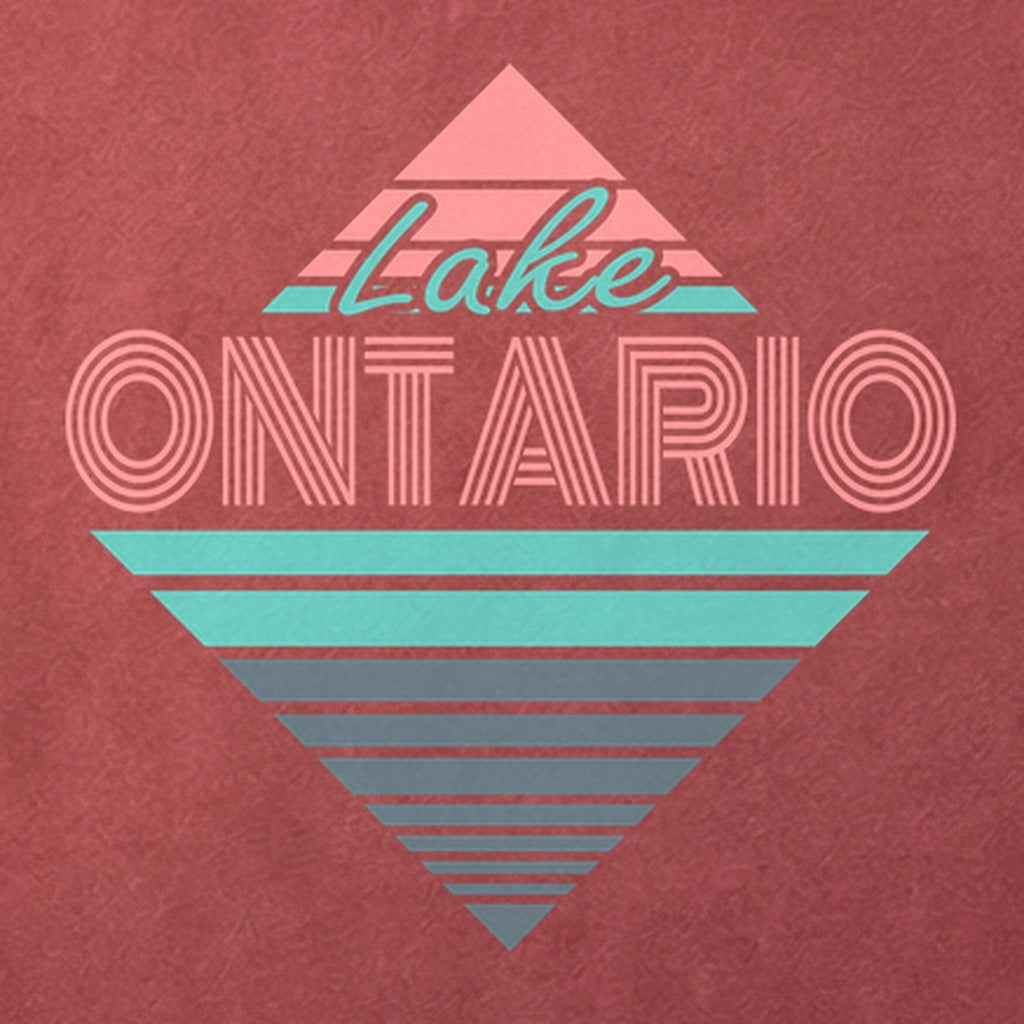 Diamond Retro Lake Ontario Cotton T-Shirt