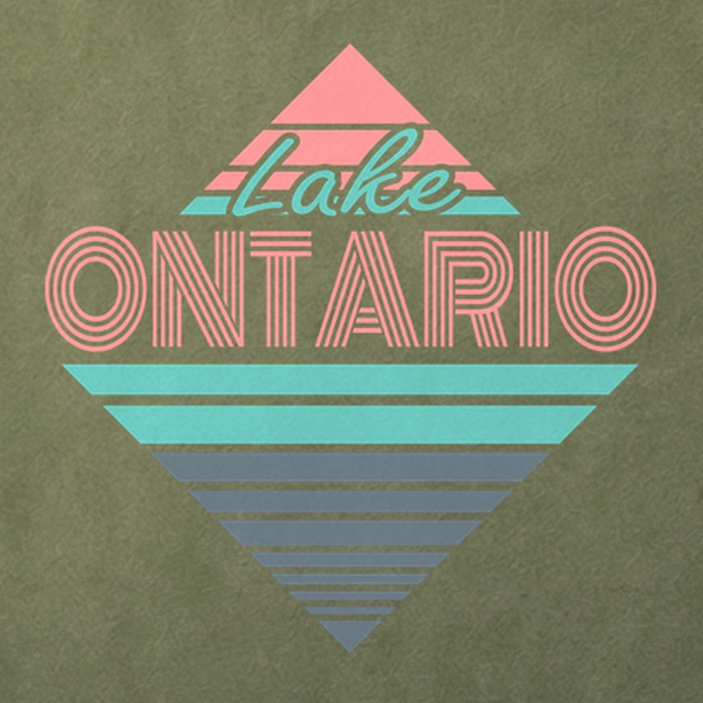 Diamond Retro Lake Ontario Cotton T-Shirt