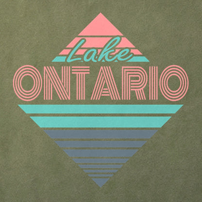 Diamond Retro Lake Ontario Cotton T-Shirt