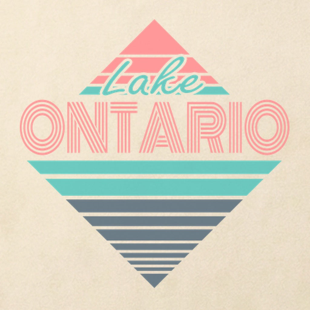 Diamond Retro Lake Ontario Cotton T-Shirt