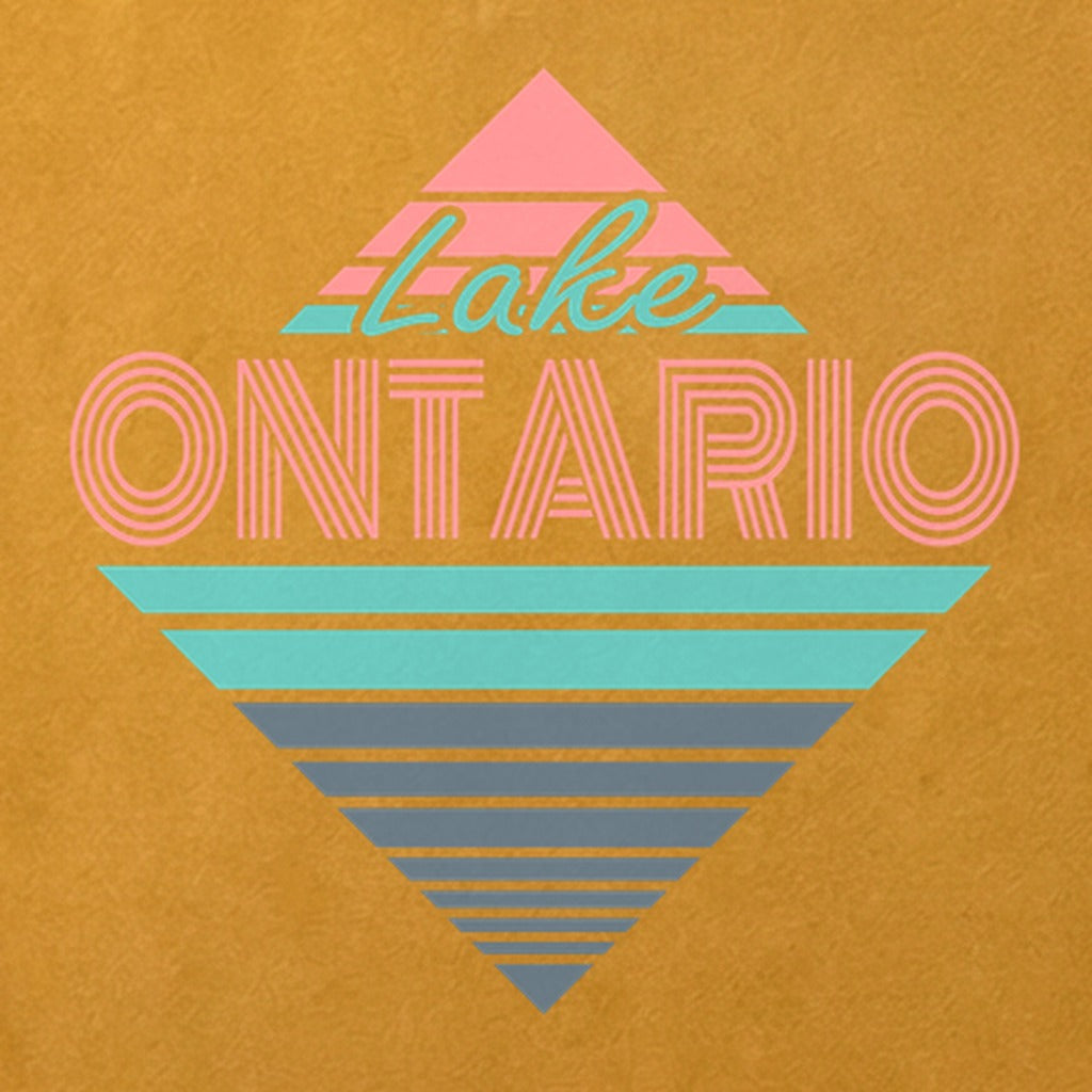 Diamond Retro Lake Ontario Cotton T-Shirt