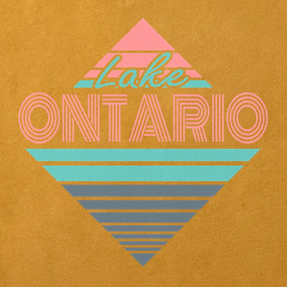 Diamond Retro Lake Ontario Cotton T-Shirt
