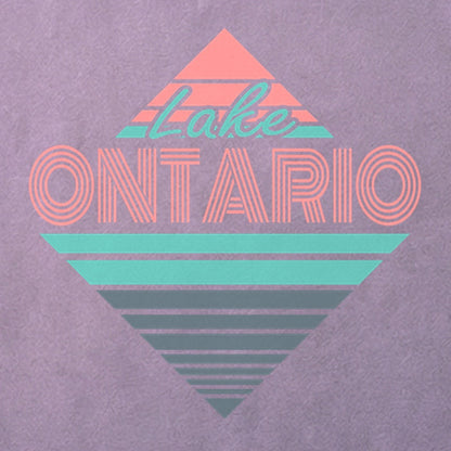 Diamond Retro Lake Ontario Cotton T-Shirt