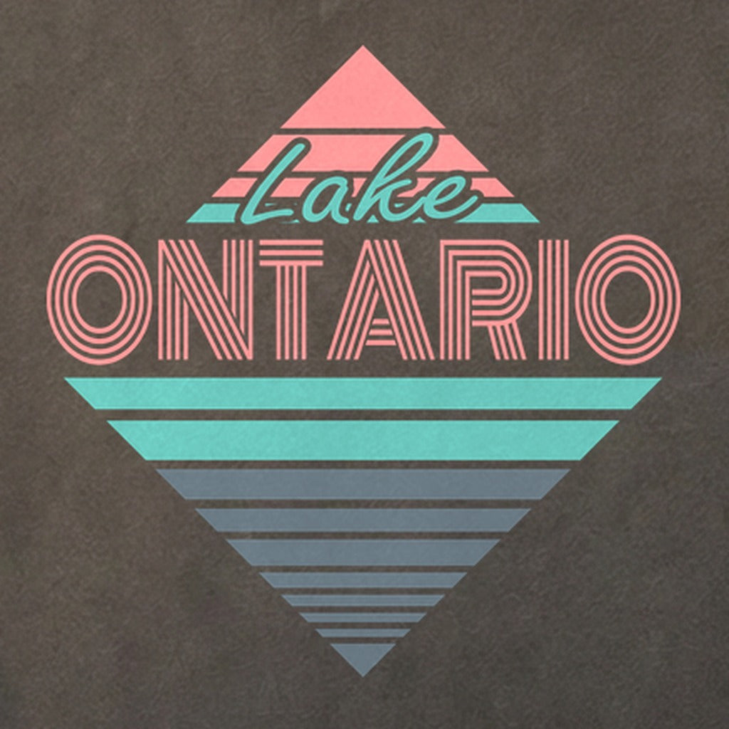Diamond Retro Lake Ontario Cotton T-Shirt
