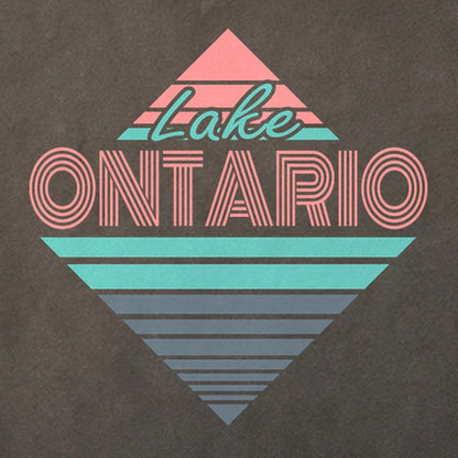 Diamond Retro Lake Ontario Cotton T-Shirt