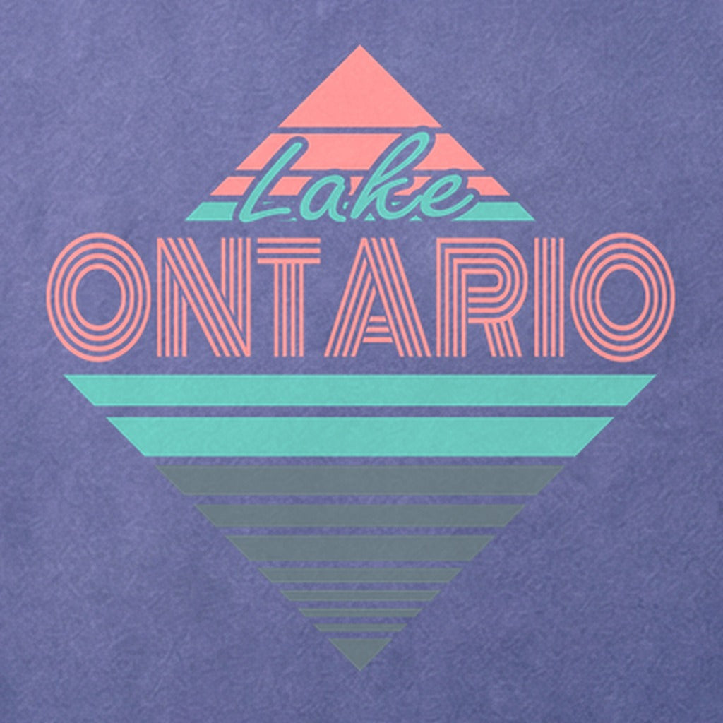 Diamond Retro Lake Ontario Cotton T-Shirt