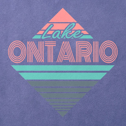 Diamond Retro Lake Ontario Cotton T-Shirt