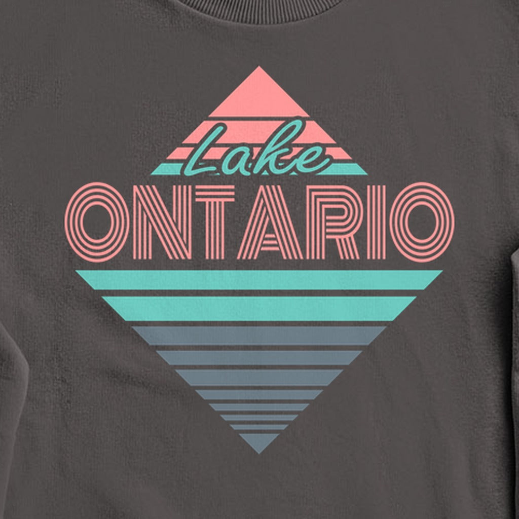 Diamond Retro Lake Ontario Crewneck Sweatshirt