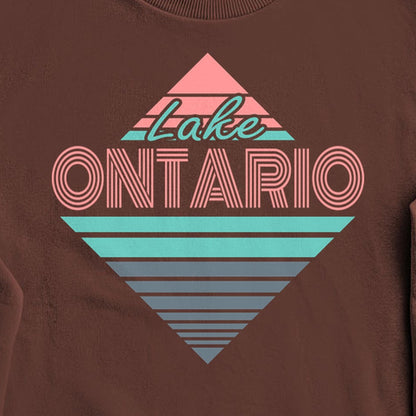 Diamond Retro Lake Ontario Crewneck Sweatshirt