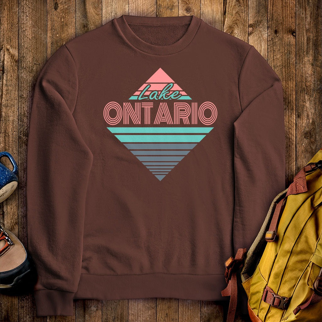 Diamond Retro Lake Ontario Crewneck Sweatshirt
