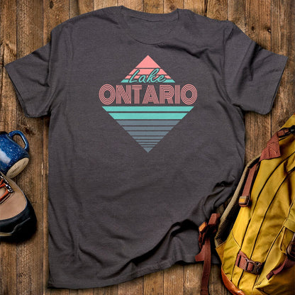 Diamond Retro Lake Ontario T-Shirt