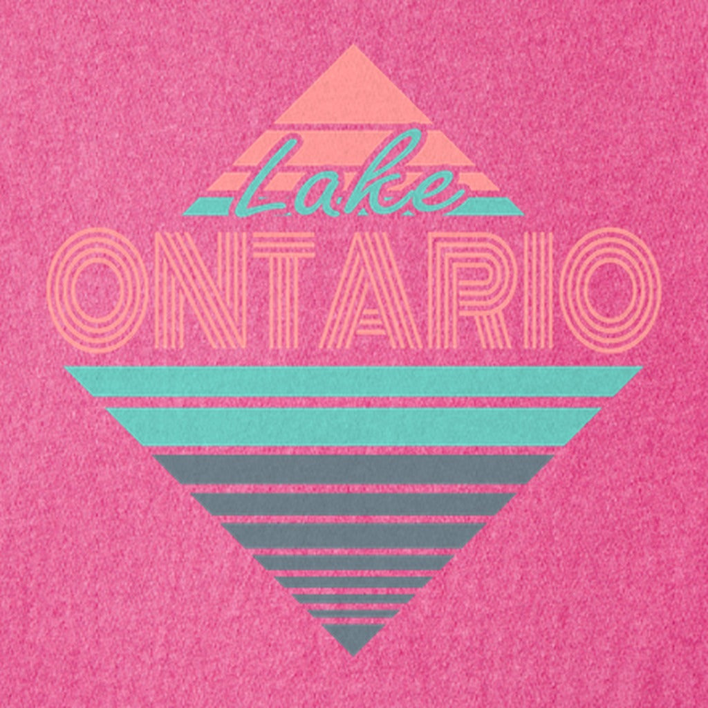 Diamond Retro Lake Ontario Kids Cotton T-Shirt