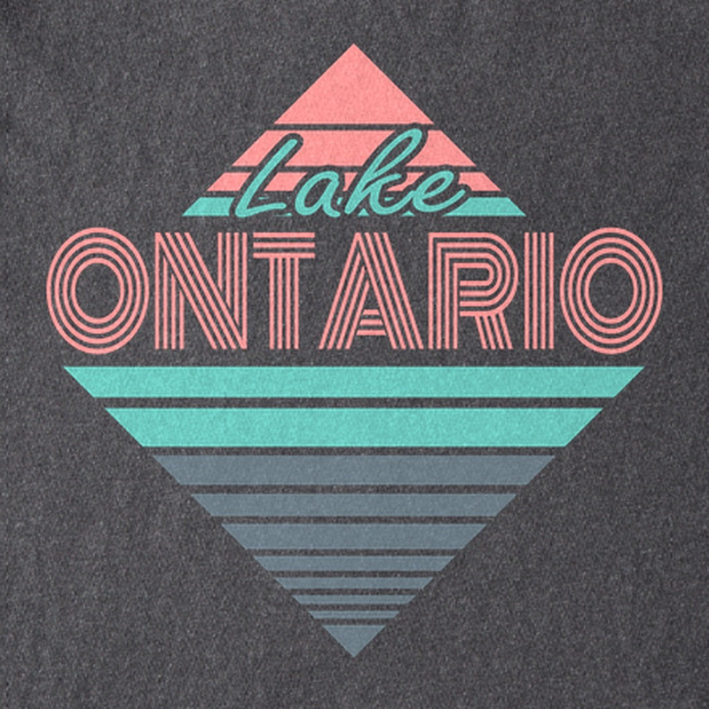Diamond Retro Lake Ontario Kids Cotton T-Shirt