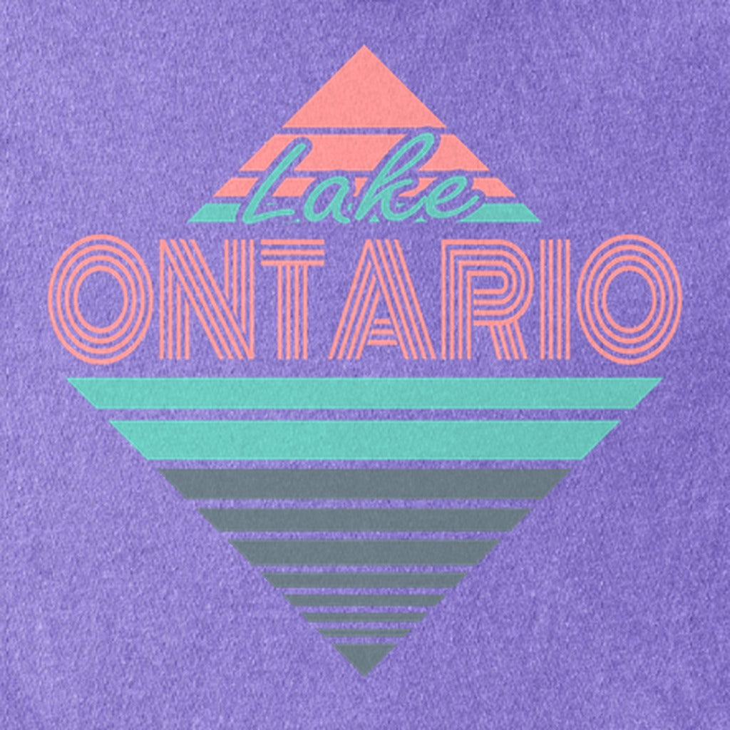 Diamond Retro Lake Ontario Kids Cotton T-Shirt