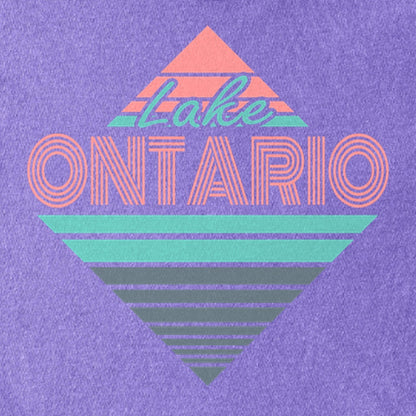 Diamond Retro Lake Ontario Kids Cotton T-Shirt