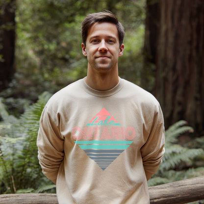 Diamond Retro Lake Ontario Crewneck Sweatshirt