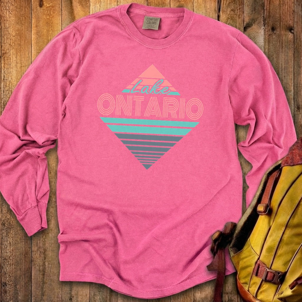 Diamond Retro Lake Ontario Premium Long Sleeve