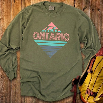Diamond Retro Lake Ontario Premium Long Sleeve