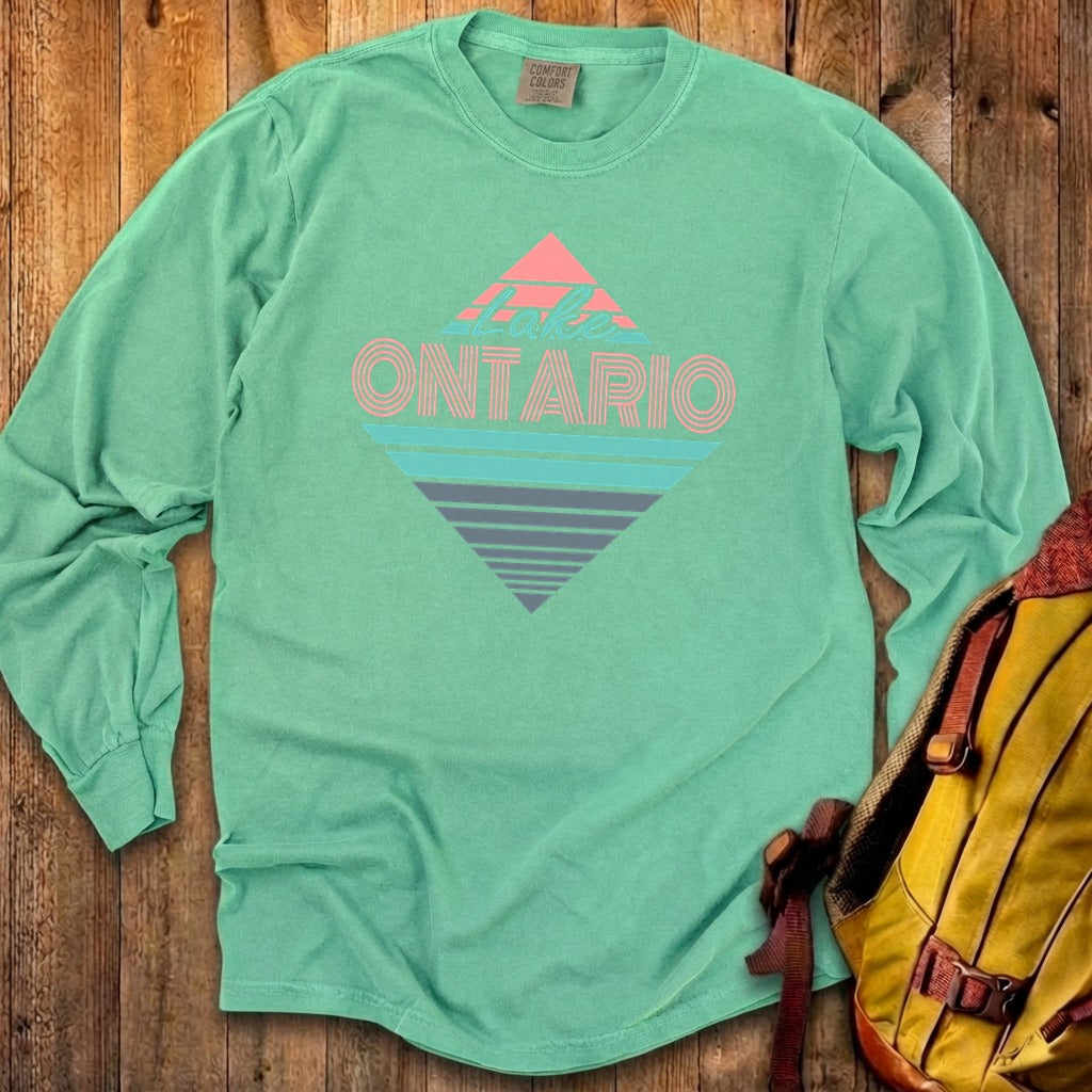 Diamond Retro Lake Ontario Premium Long Sleeve