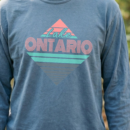 Diamond Retro Lake Ontario Premium Long Sleeve