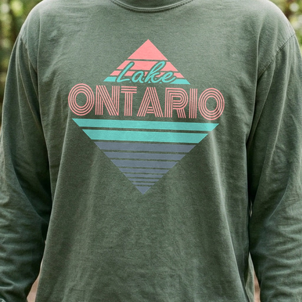 Diamond Retro Lake Ontario Premium Long Sleeve