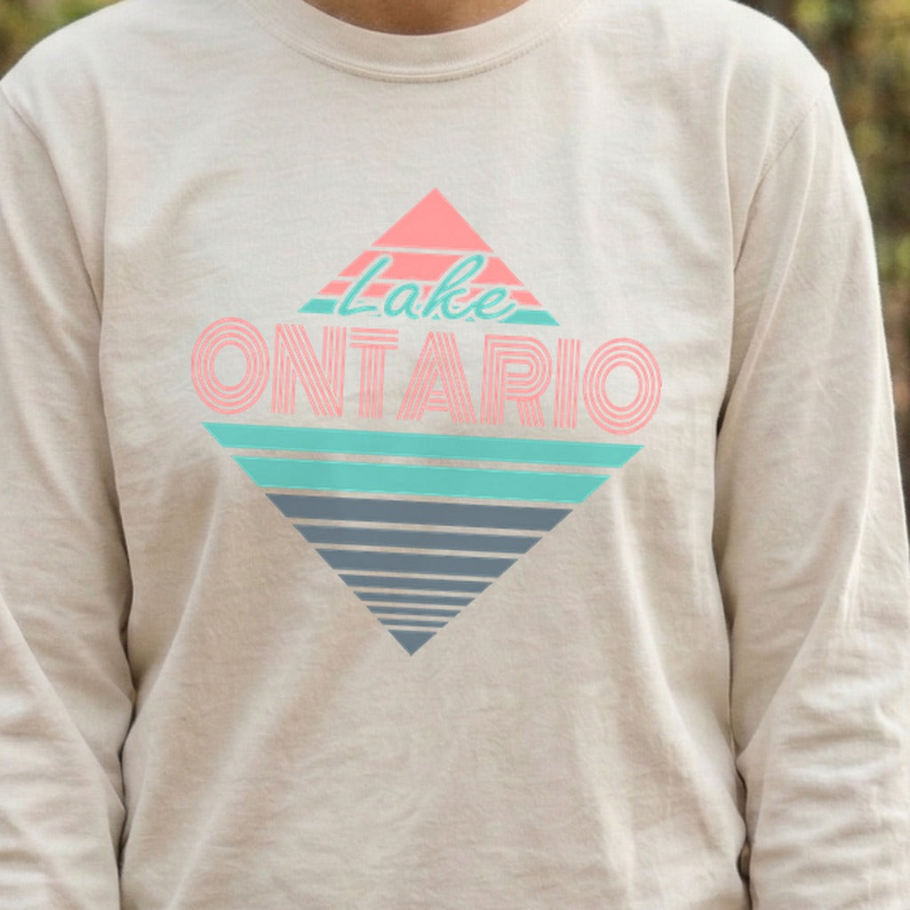 Diamond Retro Lake Ontario Premium Long Sleeve