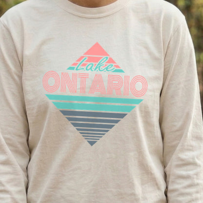 Diamond Retro Lake Ontario Premium Long Sleeve