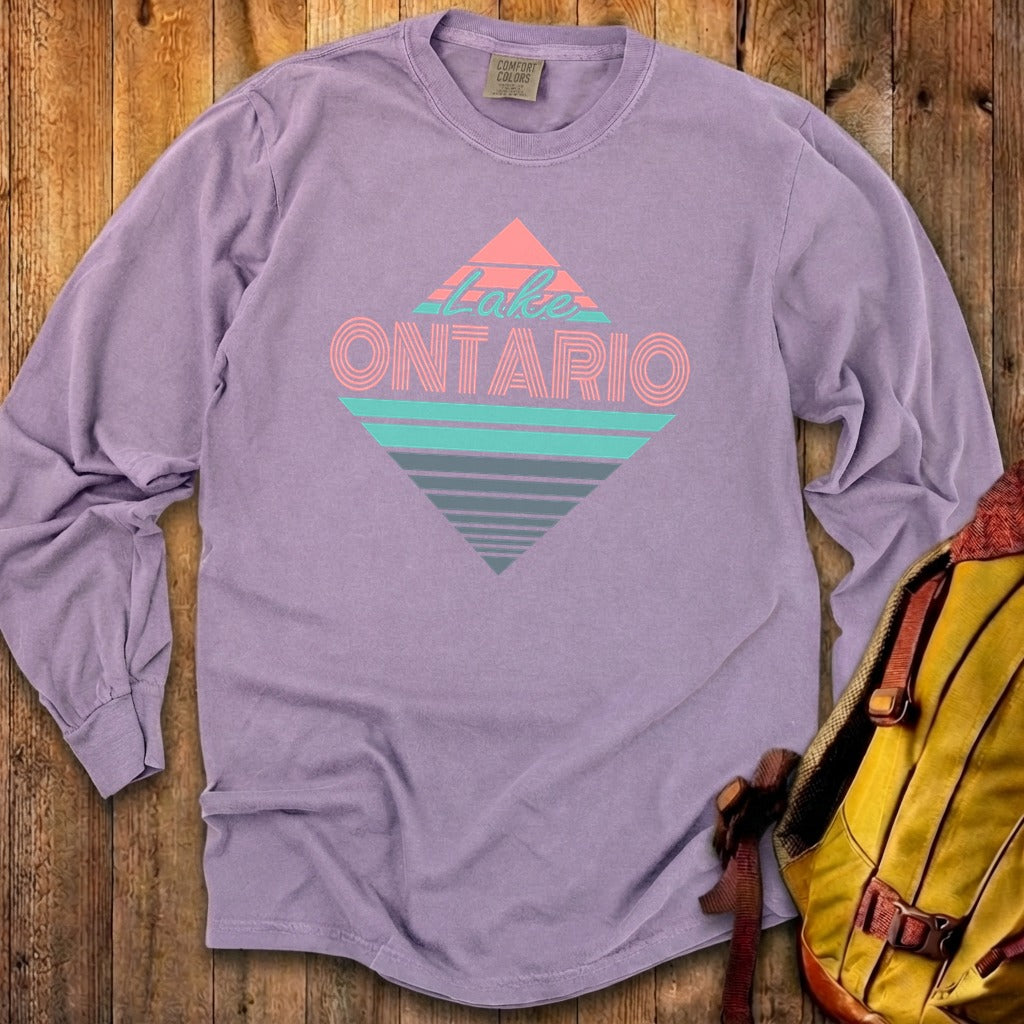 Diamond Retro Lake Ontario Premium Long Sleeve