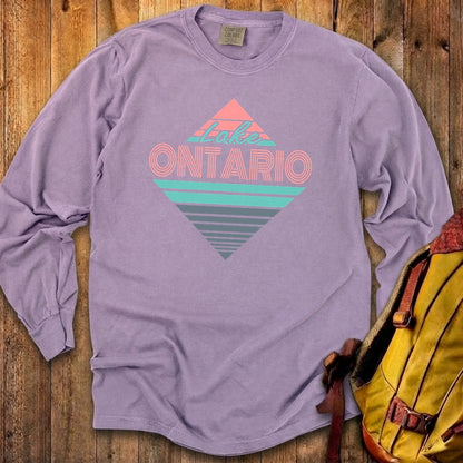 Diamond Retro Lake Ontario Premium Long Sleeve
