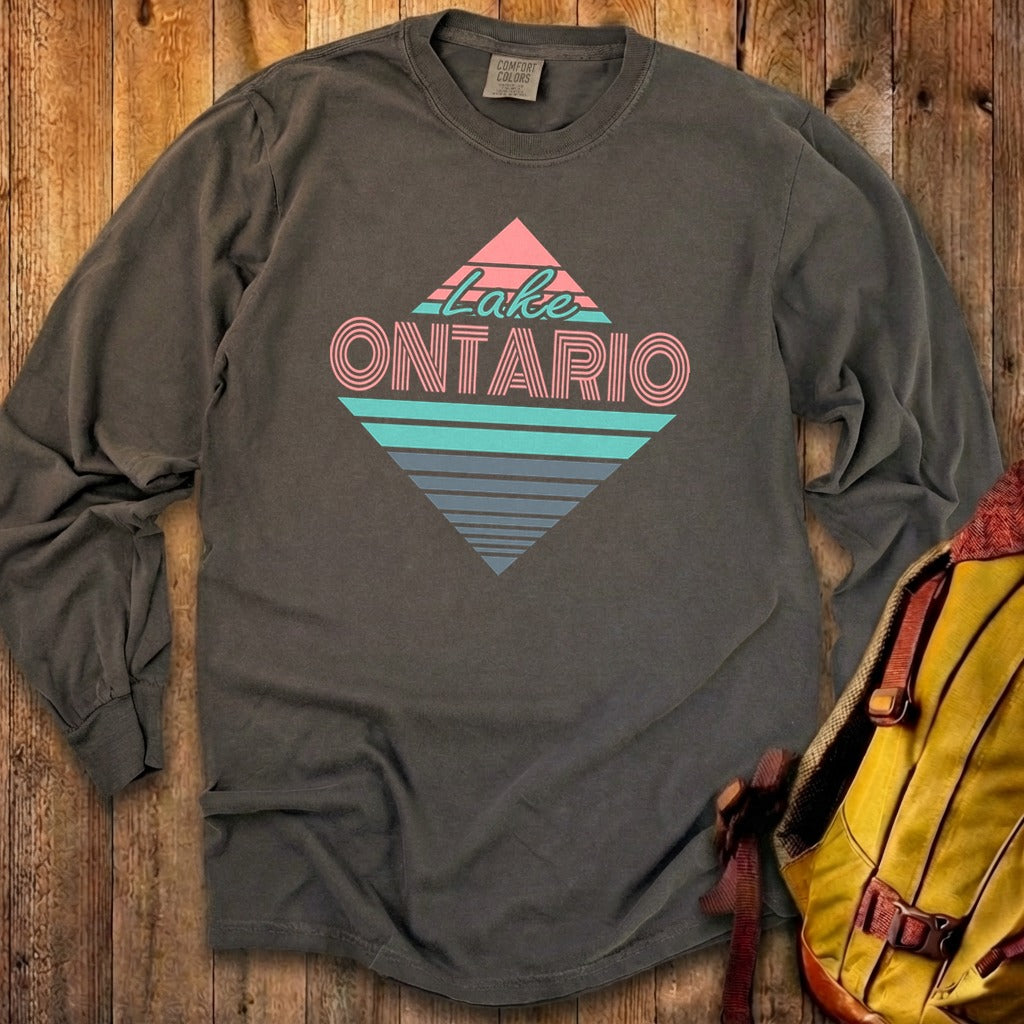 Diamond Retro Lake Ontario Premium Long Sleeve
