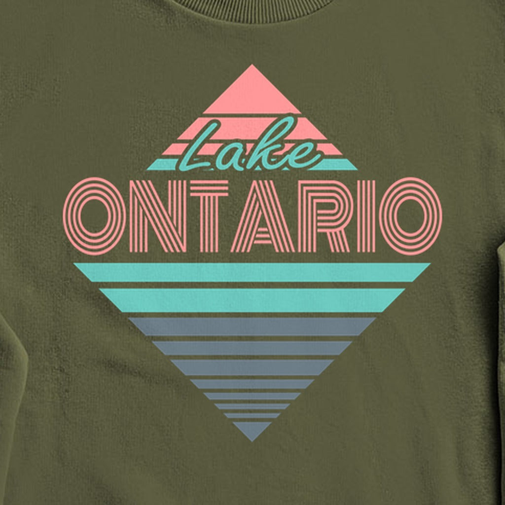 Diamond Retro Lake Ontario Crewneck Sweatshirt