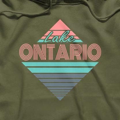 Diamond Retro Lake Ontario Hoodie