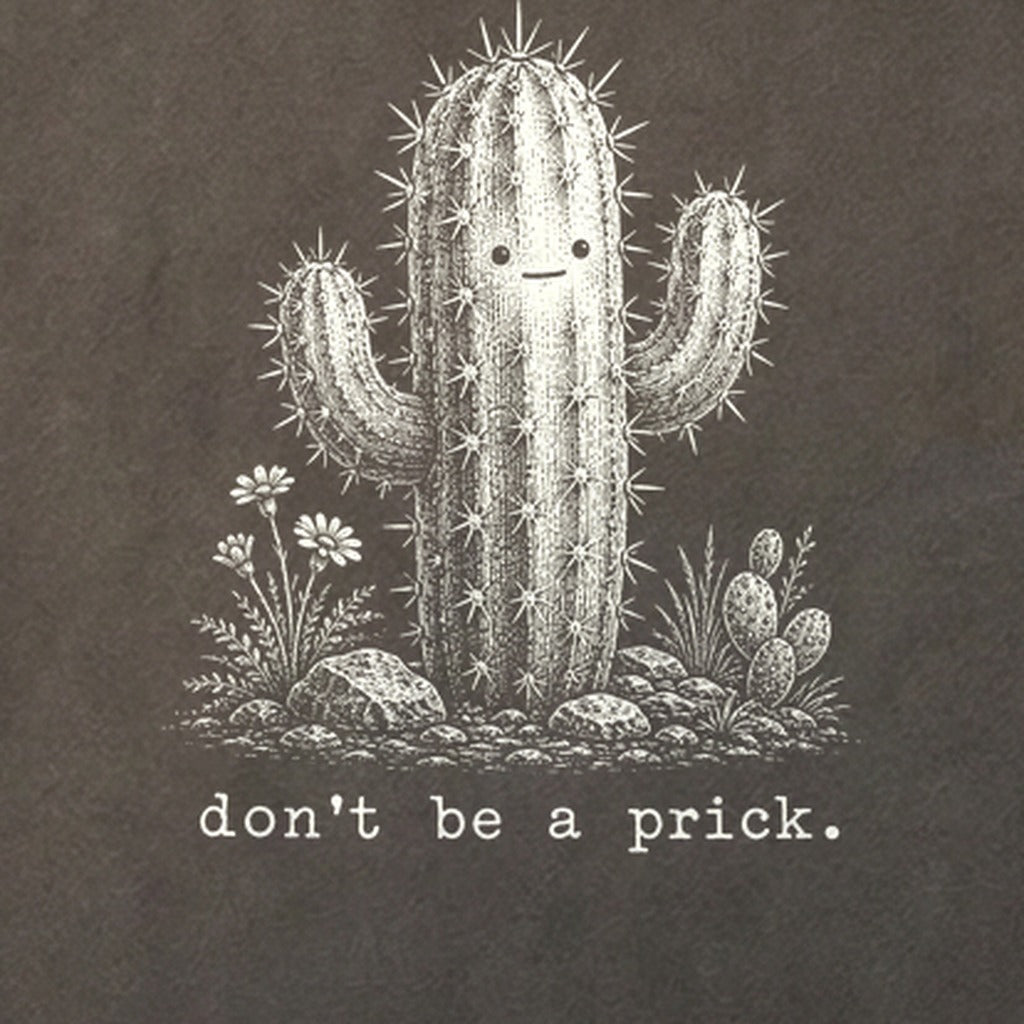 Don't Be A Prick Cotton T-Shirt