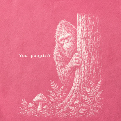 Sasquatch You Poopin? Cotton T-Shirt