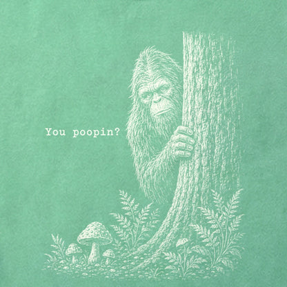 Sasquatch You Poopin? Cotton T-Shirt