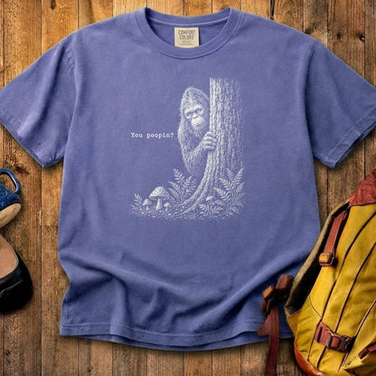 Sasquatch You Poopin? Cotton T-Shirt