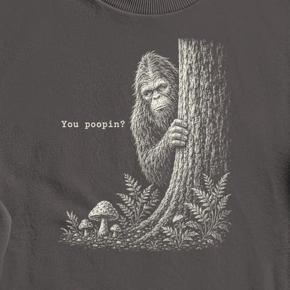 Sasquatch You Poopin? Crewneck Sweatshirt