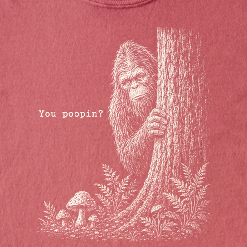 Sasquatch You Poopin? Kids Cotton T-Shirt