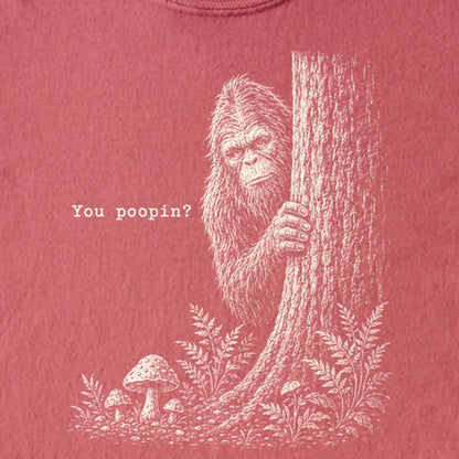 Sasquatch You Poopin? Kids Cotton T-Shirt