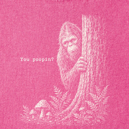 Sasquatch You Poopin? Kids Cotton T-Shirt