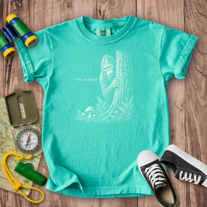 Sasquatch You Poopin? Kids Cotton T-Shirt