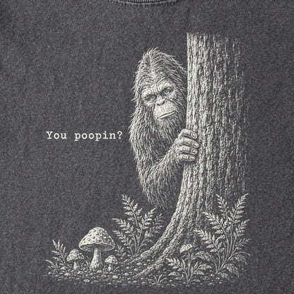 Sasquatch You Poopin? Kids Cotton T-Shirt