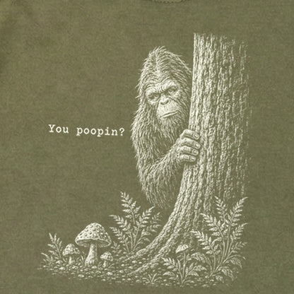 Sasquatch You Poopin? Premium Long Sleeve