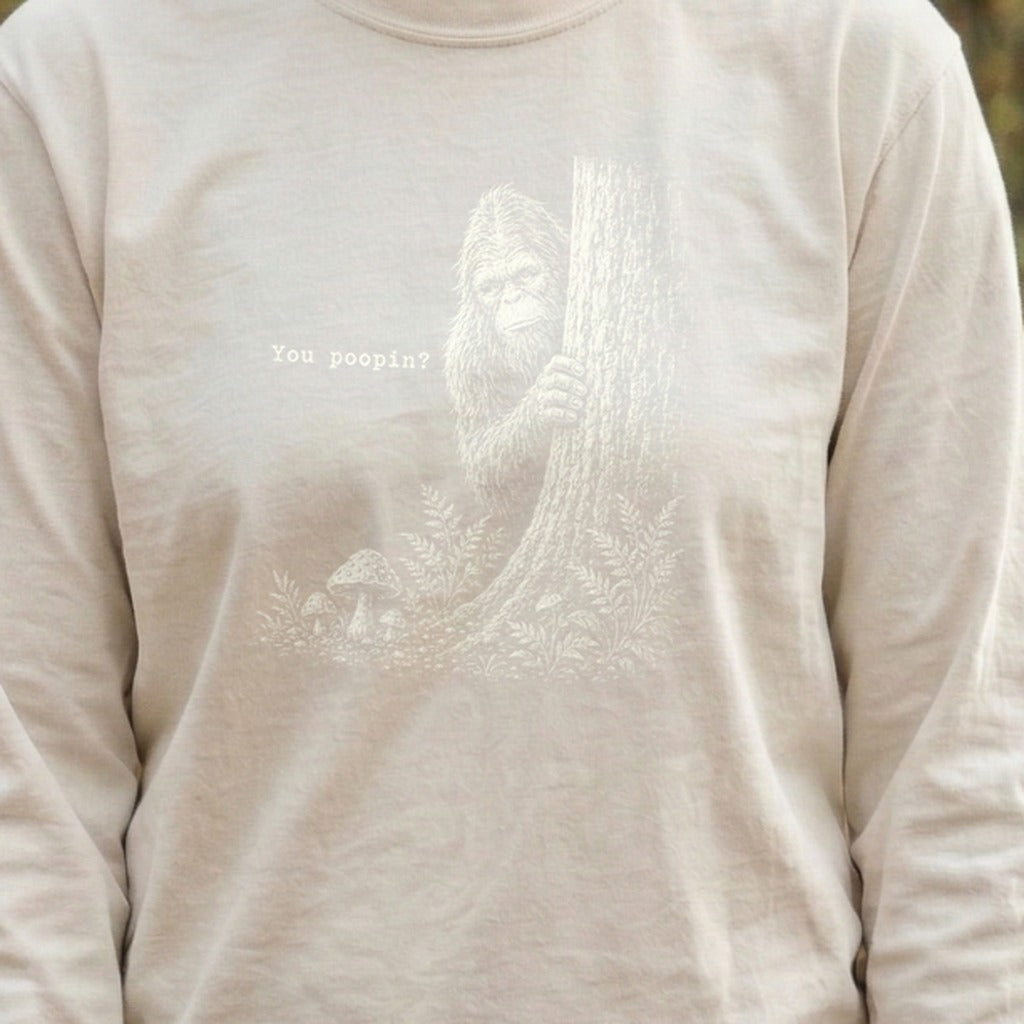 Sasquatch You Poopin? Premium Long Sleeve