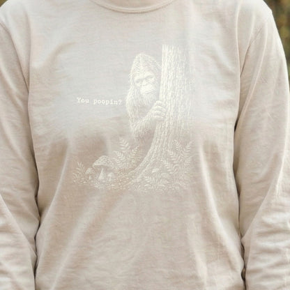 Sasquatch You Poopin? Premium Long Sleeve